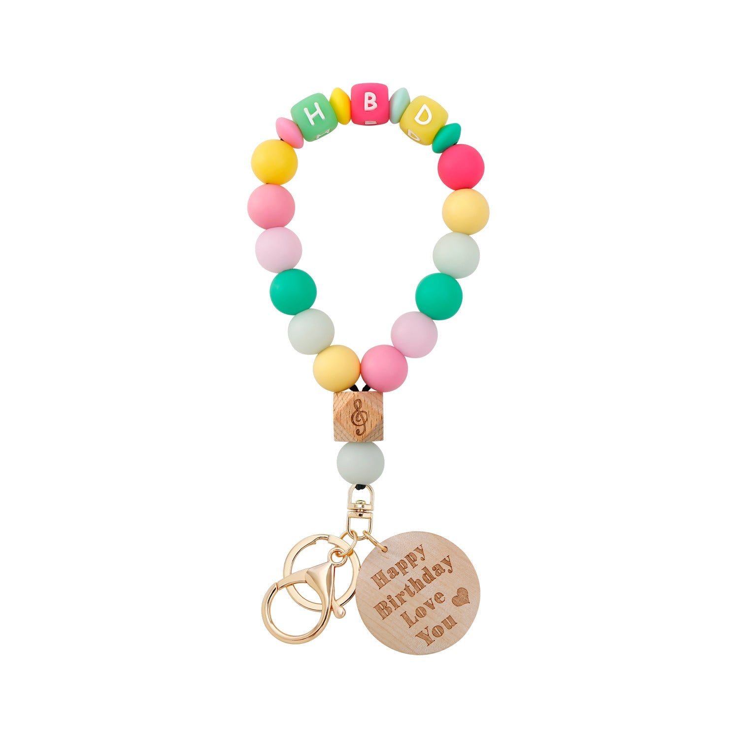 Wholesale PU Wrist Keychain Halloween Carnival Glow